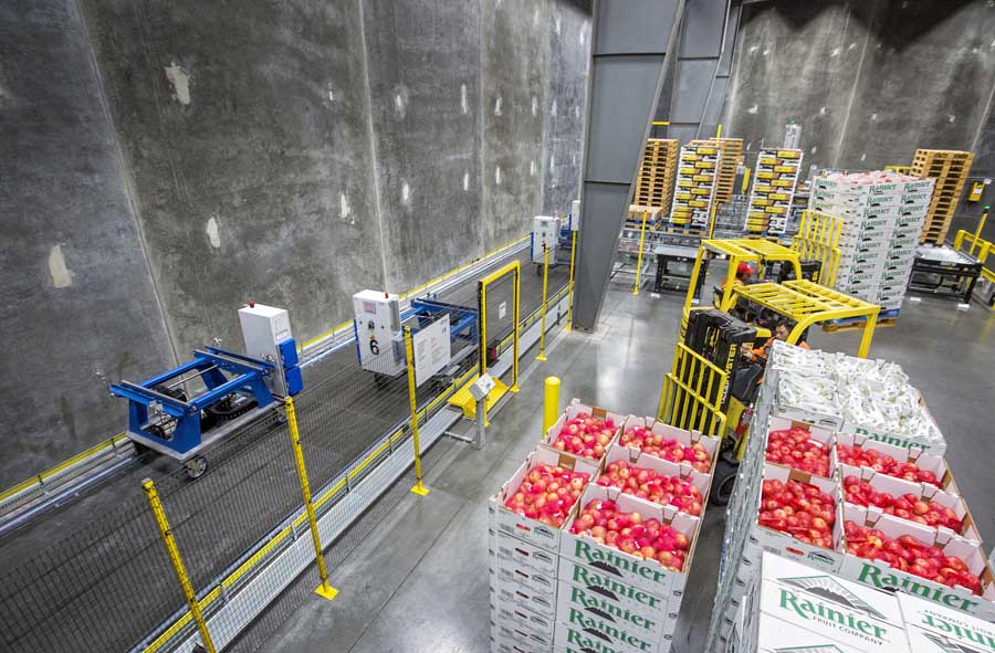 Matson automated apple cold storage facility